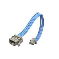 Samtec T1PST-03-28-GF-06.00-A ການປະກອບສາຍສະແດງຮູບສັ້ນ 1.00 mm Micro Mate Single Row Panel Mount Discrete Wire Cable Assembly, Teflon Fluoropolymer Wire, Terminal