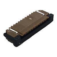 Amphenol FCI SFW4R-4STAE1LF Board Mount 1.00mm Flex Connector, SFW-R series, 4 Position, Top side Contact, Side Entry Surface Mount ZIF Connector, Lead Free, with Cable Lock, Selective Gold plated Terminals with Tin-plate Solder-tail.
