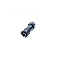 Amphenol LTW CD-09BFMA-QL8SN0 Standard Circular Connector X-Lok, Middle Size, Plastic, 5A, 09 pins, Female Connector, Male Contact, Straight, Push Lock, Crimp, Field Installable without Pin, F6.0 - F8.0mm, IP68