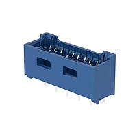 Molex 503159-1004 ຮອງສະໜອງສະເພາະແລະສະໜອງສາຍສົດ 1.5W/BSGLDIPSTRecAssy10CktW/BosWKnkBlue