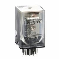 Square D 8501KPR13V20 ຣີເລຍ 3 ໂພນ 3CO CYL PIN 6.6A@240V 120VAC COIL