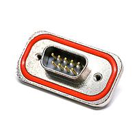 Amphenol Commercial Products MDBRE09PEAN0 ປລັກ 9P ແນວຕັ້ງ PCB ໃບຫຼັງ ມີບອດລອກ