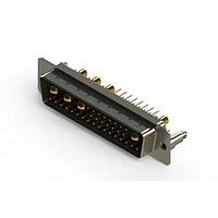 EDAC 627-36W4624-3TD ຕົວເຊື່ອມຕໍ່ Mixed Contact D-Sub Connectors Vertical Combo Dsub
