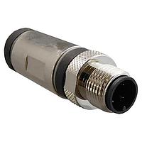 Stewart Connector SS-12000-017 ປລັກຊາຍກົງ M12 A-Code ຊາຍຜູ້ຊາຍ 4 ຂໍ້ຕິດຕໍ່