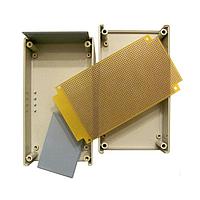 Twin Industries B40-8000 ກະແຈບຣອດ / ບຣອດໂປໂຕ ABS Plastic Project Box ມີກະແຈບບຣອດທີ່ກົງກັນ; FR4 0.062". ຂະໜາດກະແຈ = 7.7" x 4.3" x 2.9"