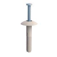 Essentra Components 61ASM18100 ຕຸ້ມຢືດ Anchor, ເຫຼັ້ງເຫຼັກ, ຮູ .188, ຄວາມຍາວ 1.000