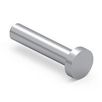 Mill-Max 6477-0-00-01-00-00-38-0 ຂົນຕໍ່, ຂົນຫົວເກົາ, ທອງກະທົບ, ຫົວຂົນ .165"L, 0.030"OD, SNPB