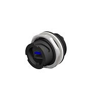 Amphenol CONEC 17-241001 ປະເພດ A ເຖິງ ປະເພດ A USB3.0 RCPT + COVER ASSY W USB