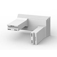 AMP Connectors - TE Connectivity 1-521785-1 ກອງຢູ່ 250 FASTON RECP HSG 2 CIR ທຳມະຊາດ