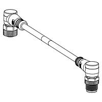 Molex 1200669246 ເສັ້ນສາຍອ່ານສະເຫຼີມ / ເສັ້ນສາຍກະທົບ CSE M12 3P AC FE RA WSOR MA RA 0.21M DE