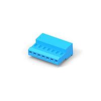 AMP Connectors - TE Connectivity 3-641239-7 ການປະກອບ Receptacle 07P MTA100 CONN ASSY BLU LF