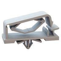Essentra Components 22RCPM1250 ຄລັມບເຄບ Flat Cable Clamp, Snap In, .250 Hole