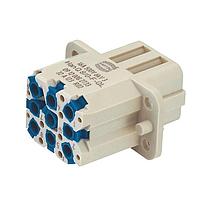 HARTING 09120082733 Inserts HAN Q8/0-F-QL 20-14 AWG ສາຍໄຟເສັ້ນຝອຍ