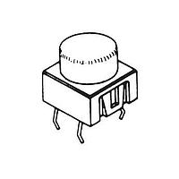 C&K BTNK0270 ສະຫນັບສະຫນູນປຸ່ມກົງສີເຫຼືອງ/ນ້ຳເງິນ Ksa