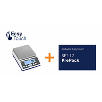 KERN PCJ 6000-1M-Prepack ໂຕ້ະຕາຊັ່ງຫໍ່ບັນຈຸທີ່ມີພ້ອມແລ້ວ (6 kg, 100mg)