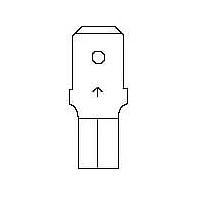 3M Electronic Specialty 73M-250-32 ສະເປດ MALE DISC .25X.032