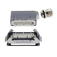 HARTING 73101000008 ຊຸດຕໍ່ຕ່າງ Han-Kit - 24B ຕິດຕັ້ງຫຼັງ,24+GND