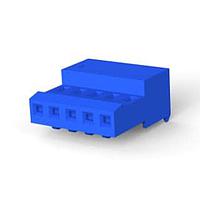 AMP Connectors - TE Connectivity 3-641192-5 ການປະກອບ Receptacle 05P MTA100 CONN ASSY BLU LF