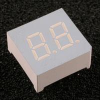 Kingbright DA03-11YWA ຈຸດສະແດງຕົວເລກ ເຫຼືອງ ກະຈາຍແສງ 2 ຕົວເລກ