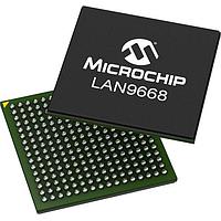 Microchip Technology LAN9668/9MX ເອເທີເນດ ສະວິດຊ໌ 8 ພອດ TSN ສະວິດຊ໌ກັບ Cortex A7 CPU