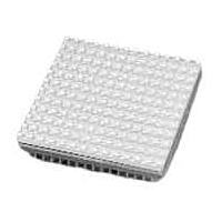 Wakefield Thermal 662-15AGANO ຮີດຊິງ Heat Sinks Omnidirectional Heat Sink ສໍາລັບ Limited H 45mm BGA, Gold Iridite, 43.5x3.8mm