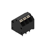 Wurth Elektronik 691809320303 ບລັອກຂໍ້ຕໍ່ຄົງທີ່ WR-TBL 3.81mm pitch Modular THR ສີດຳ 45 ອົງສາ Dual Pin cable entry ບໍ່ມີການສອດດ້ວຍການກົດເຂົ້າ 3P