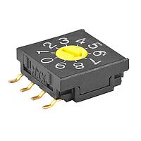NKK Switches FR02FC10P ສະຫນັບສະຫນູນການສະຫນັບສະຫນູນ SMT 10MM DECIMAL 10P COMPLEMENT CODED