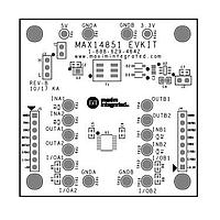 Analog Devices MAX14851EVKIT# ອຸປະກອນກັນກະທົບດິຈິຕອນ ອຸປະກອນກັນກະທົບດິຈິຕອນ 6 ຊ່ອງ evkit
