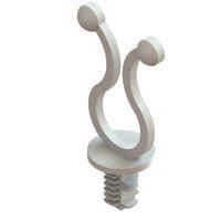 Essentra Components STL-8-450-2-01 ອຸປະກອນຕິດຕັ້ງສາຍແລະອຸປະກອນເສີມ Twist Lock,Spcr,Nat,.40 in-.50 in Hold
