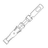 AMP Connectors - TE Connectivity 202237-8 ຕິດຕໍ່ SKT S-TAB BR/AU SIG TYPE III