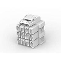 AMP Connectors - TE Connectivity 1-1971876-4 ກອງປະກອບປລັກ 3 x 4 PBT-A Plug Hsg