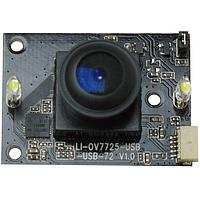 Leopard Imaging LI-OV7725-USB-72 USB 2.0 ກ້ອງວິດີໂອ OV7725 VGA USBCamera UVC 2.0, ເລນ M12