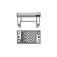 AMP Connectors - TE Connectivity 796298-1 ຕູ້ປະສົມພະລັງງານຫນັກ AMPOWER HOUSING PLUG 35 POS
