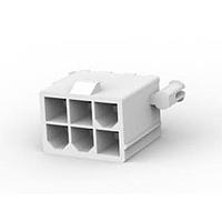 AMP Connectors - TE Connectivity 1586039-6 ຫົວຂໍ້ VERT HDR W/PEGS 6P