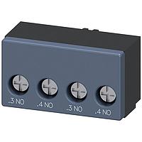 SIEMENS 3RA69111A ບລັອກຊ່ວຍເລີ່ມຕົ້ນມະໂຕ້ດຣາຍວ COMPACT STARTER AUX BLOCK 2NO SCREW