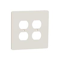 Square D SQWS422012LA ກອງກັບ 2 G MID+ 2 DUPLEX OUTLET WALL PLT LA