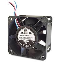 Orion Fans OD6038-12HBXC10A ພັງລົມ Axial, ຄວາມໄວສູງ/ຄວາມດັນຄົງທີ່, 60x60x38mm, 12VDC, 76CFM, Ball, Wire, Tach/PWM
