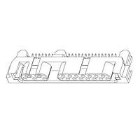 Amphenol Aerospace RS2-PRCE22-2 ຕູ້ເຊື່ອມຕໍ່ Serial 22P R/A SMT RCPT CARD EDGE RCPT V5