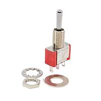 E-Switch 100SP5T1B1M1QEH ສະຫນັບສະຫນູນ Toggle Switch ON-OFF-(ON) SLDR MNT