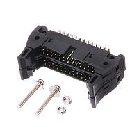 Omron Electronics XG4A-2639-A ຕົວເຊື່ອມສາຍແບບບາງ 2ຊັ້ນ RA ປລັກ 26x2P ລອງລອກ 1Polarize