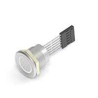 Alcoswitch - TE Connectivity 2342840-4 ປຸ່ມກົດສະຫນອງ AVP19M Conc. S16 RGB R 500mm/1x6