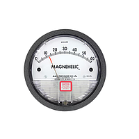 Dwyer 2010 Gages ຄວາມກົດດັນທີ່ແຕກຕ່າງກັນ (1/8" NPT Female; 0 to 10 in H2O; ±2%)