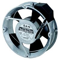 Sanyo Denki 109-371-30 ພັນດັບ Axial Axial, ຂະໜາດ 172x51mm ຮອງ, 100VAC, ຕົວຈັບໄຟຟ້າ Volt 9.6VDC-14.4VDC ສໍາລັບ 12VDC, ເຕືອນ