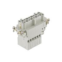 HARTING 09330162725 ຕົວເຊື່ອມພະລັງງານຫນັກ Han 16ESS ປະຕູຜູ້ຍິງກັບຄລັມເຄັຈຜູ້ຍິງມີຕິດຕໍ່ລະລັງການສອງ 4 ຕົວ