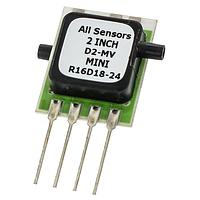 Amphenol All Sensors 5 INCH-D1-MV-MINI ຕົວຈັບຄວາມດັນຕິດບົດ 0-5" H2O Diff 20mV 16V supp 2 port same
