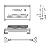 Delta Electronics, Inc. ACS3-MDTB4400 ອຸປະກອນເພີ່ມເຕີມບລອກທາມິນມູດ, CN1 ຊຸດຖອກບລອກທາມິນ 44-ພິນ (ບອດທາມິນຕິດຕັ້ງບໍລິການ DIN ສໍາລັບ B3(A)-L ເທົ່ານັ້ນ, ມີສາຍສະເພາະ 500mm)