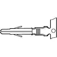 AMP Connectors - TE Connectivity 350873-1 (Mouser Reel) ຕິດຕໍ່ຖັງແລະປະຕູສົດ PIN CONTACT Reel of 1000
