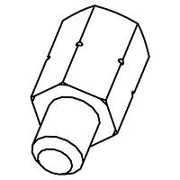 HARTING 09670009974 ກຸບສະຫນອງສະຫນອງຍິງ ກຸບສະຫນອງສະຫນອງຍິງ 4-40 ກະດູກ 11MM