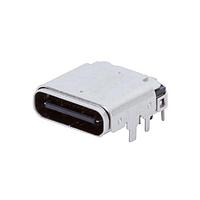 Same Sky (formerly CUI Devices) UJ32-C-V-G-FMT-1-P24 USB ປະເພດ C ປະເພດ C, 3.2, ຕັ້ງພູມ, ກະທົບທອງ 3u, F Splint Mount, PCB 0.8mm, 24 ຂາຍ, EMI