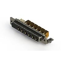 EDAC 630-13W6240-7T3 ຕູ້ຕິດຕໍ່ D-Sub ປະສົມມຸມຂວາ ຕູ້ຕິດຕໍ່ພະລັງງານ Combo D-Sub